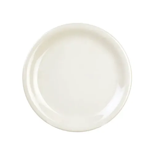 Thunder Group CR107V Plate, 7-1/4" Dia., Round, Narrow Rim - Dozen
