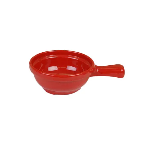 Thunder Group CR305PR Soup Bowl, 10 Oz., 6-3/4" X 4-1/4" X 2" Deep, With Handle - Dozen