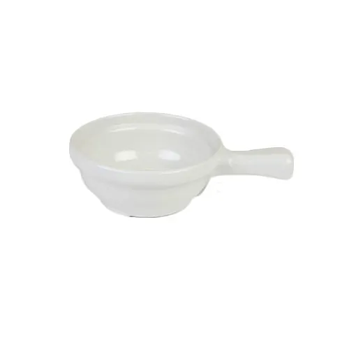 Thunder Group CR305V Soup Bowl, 10 Oz., 6-3/4" X 4-1/4" X 2" Deep, With Handle - Dozen