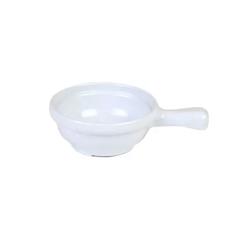 Thunder Group CR305W Soup Bowl, 10 Oz., 6-3/4" X 4-1/4" X 2" Deep, With Handle - Dozen