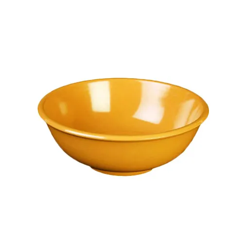 Thunder Group CR5807YW Salad Bowl, 32 Oz., 7-1/2" Dia., Break-Resistant - Dozen