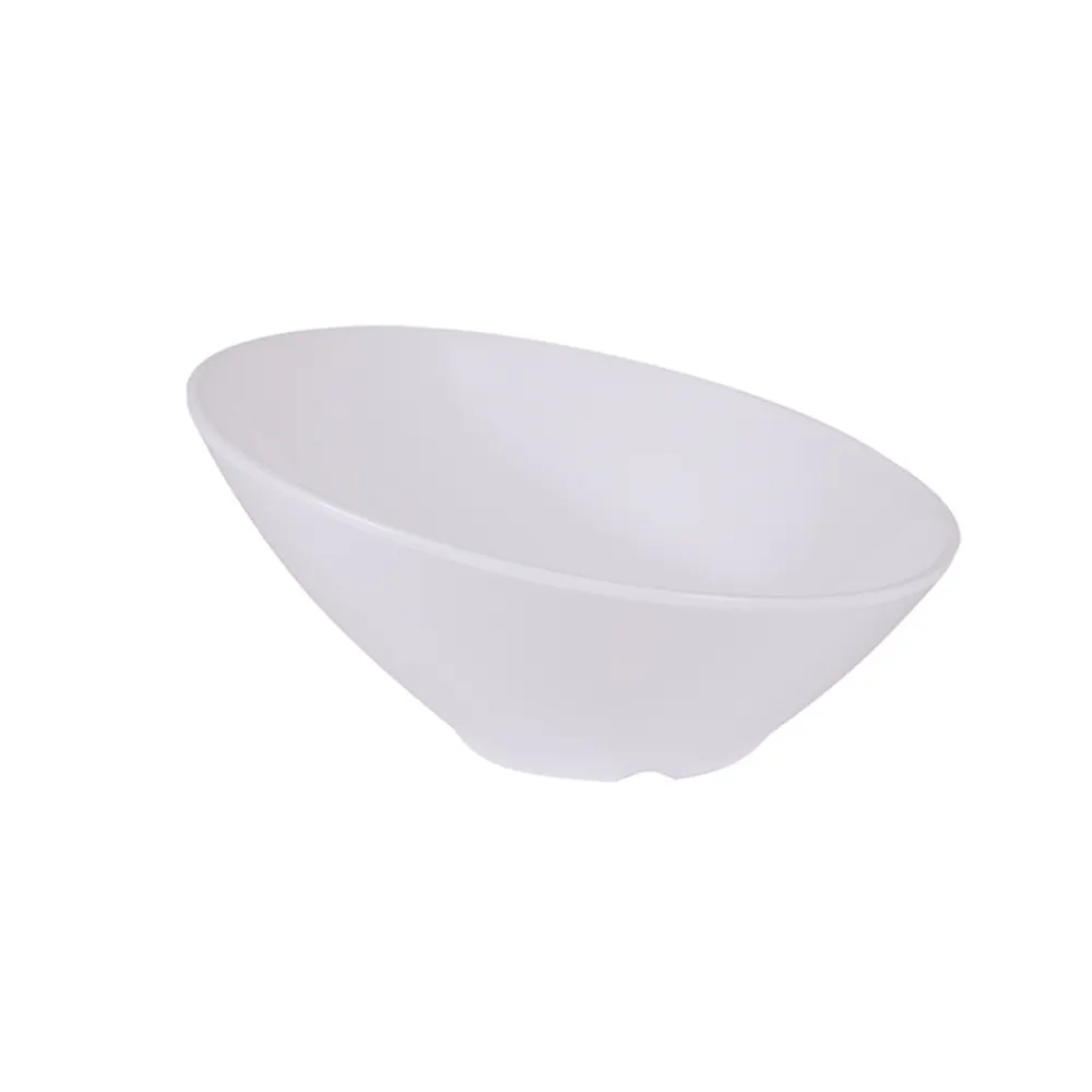 Thunder Group CR804W Bowl, 12 Oz., 6-1/2" X 6-5/8" X 3-1/4"H, Cascading - Dozen