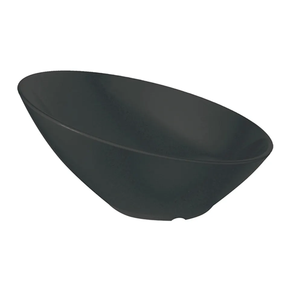 Thunder Group CR805BK Bowl, 16 Oz., 8-1/4" Dia. X 4-3/16"H, Cascading - Dozen