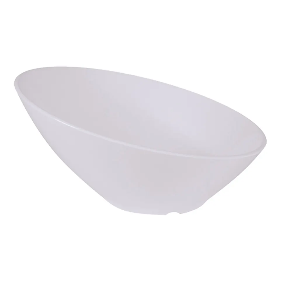 Thunder Group CR805W Bowl, 16 Oz., 8-1/4" Dia. X 4-3/16"H, Cascading - Dozen