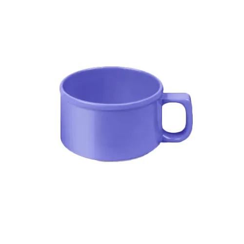 Thunder Group CR9016BU Soup Mug, 10 Oz., 4" Dia., With C-Handle - Dozen