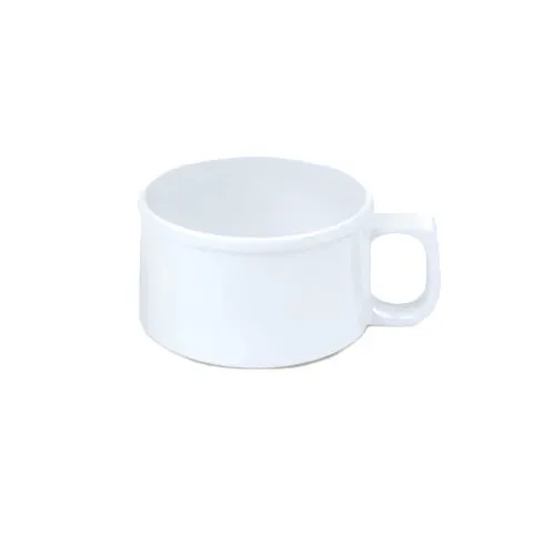 Thunder Group CR9016W Soup Mug, 10 Oz., 4" Dia., With C-Handle - Dozen