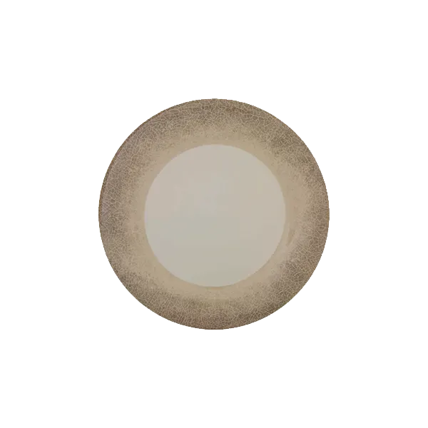 Thunder Group DM006J Plate, 6-1/2"Dia, Round, Wide Rim - Dozen