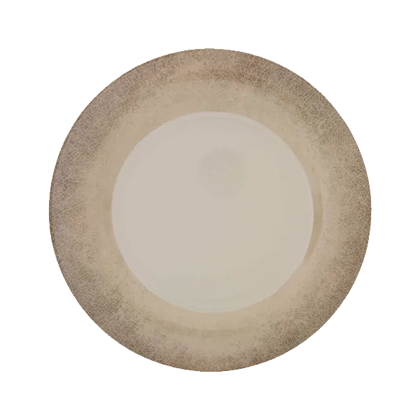 Thunder Group DM009J Plate, 9-1/4"Dia, Round, Wide Rim - Dozen