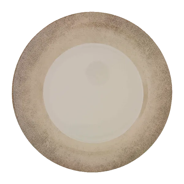 Thunder Group DM010J Plate, 10-1/2"Dia, Round, Wide Rim - Dozen