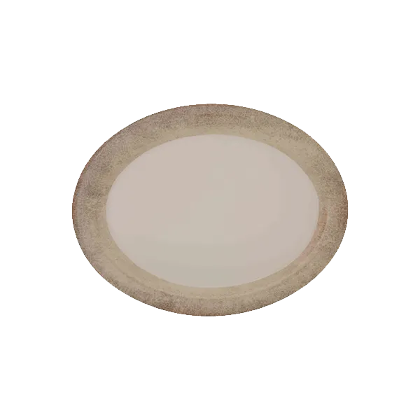 Thunder Group DM213J Platter, 13-1/2" X 10-1/2", Oval, Melamine - Dozen