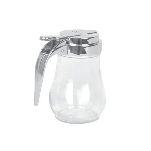 Thunder Group GLTWSY006 Syrup Dispenser, 6 Oz. Capacity, Open Handle, Dishwasher Safe - Dozen