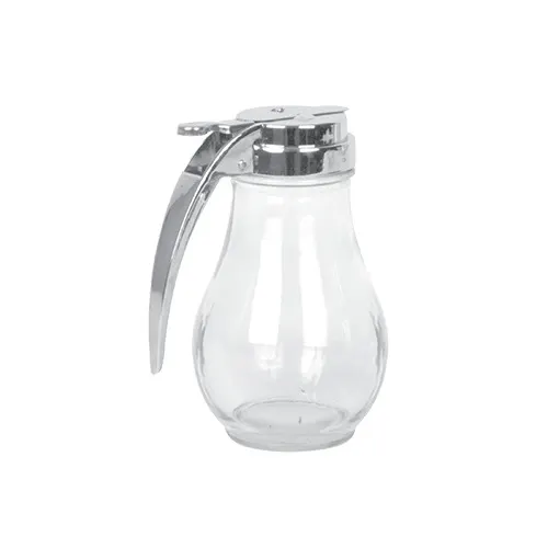 Thunder Group GLTWSY014 Syrup Dispenser, 14 Oz. Capacity, Open Handle, Dishwasher Safe - Dozen