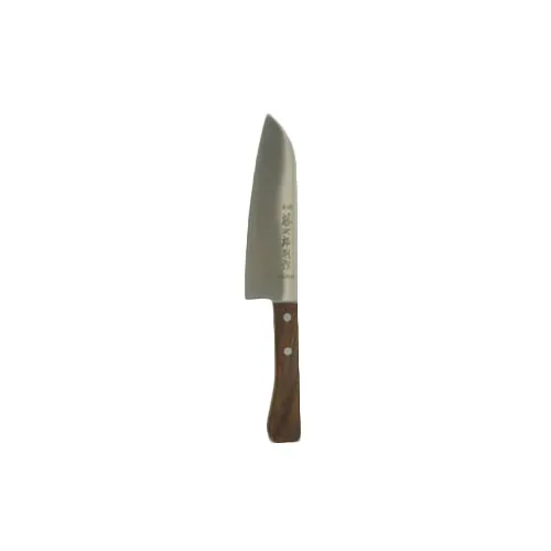 Thunder Group JAS013002 Japanese 3T Knife, 11.26" X 1.89" X .88", Pointed, Riveted Wood Handle