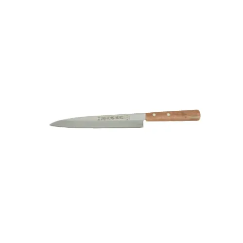 Thunder Group JAS014210 Sashimi Knife, 8-1/2" Blade, Pointed, Riveted Wood Handle