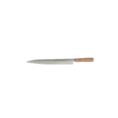 Thunder Group JAS014300 Sashimi Knife, 12" Blade, Pointed, Riveted Wood Handle