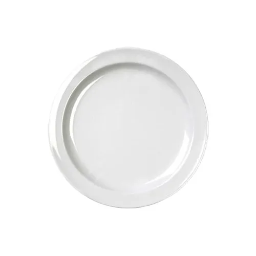 Thunder Group NS110W Dinner Plate, 10-1/4" Dia., Round, Break-Resistant - Dozen