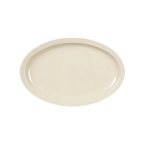 Thunder Group NS516T Platter, 15-1/2" X 10-7/8", Oval, Narrow Rim - Dozen