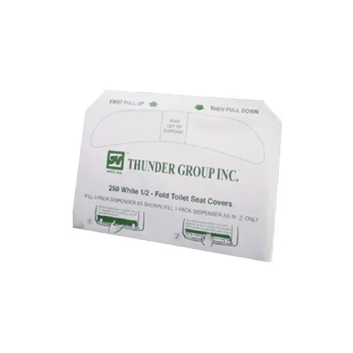 Thunder Group PATSC050 Toilet Seat Covers, Half Fold