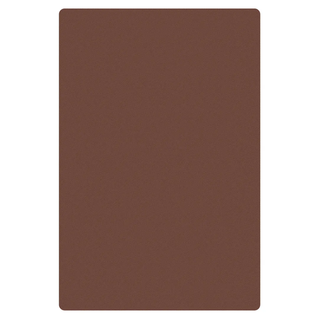 Thunder Group PLCB181205BR Cutting Board, 12" X 18" X 1/2", Non-Absorbent Non-Skid Surface, Dishwasher Safe, brown