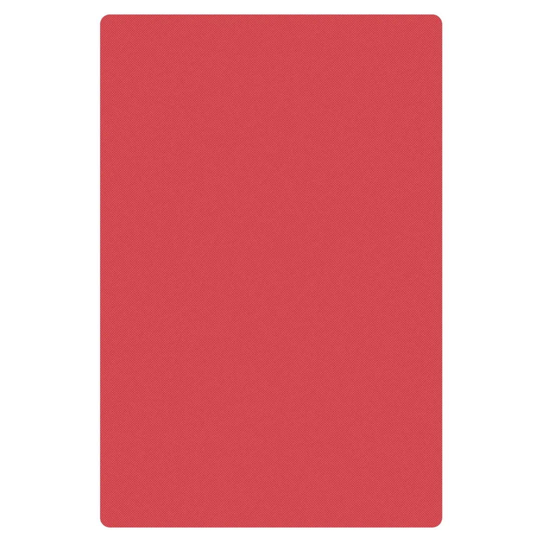 Thunder Group PLCB181205RD Cutting Board, 12" X 18" X 1/2", Non-Absorbent Non-Skid Surface, Dishwasher Safe, red