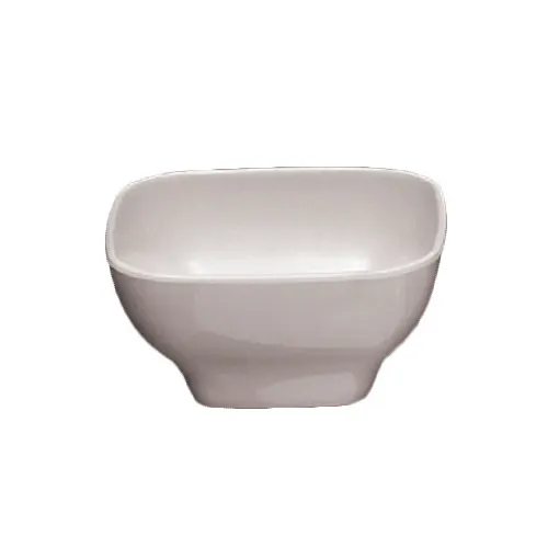 Thunder Group PS3106W Square Bowl, 20 Oz., 5-1/2", Square With Round Corners