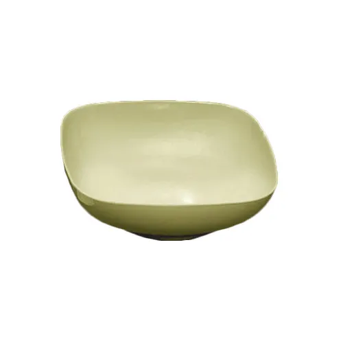 Thunder Group PS3111V Square Bowl, 128 Oz., 11", Square With Round Corners, Passion Pearl