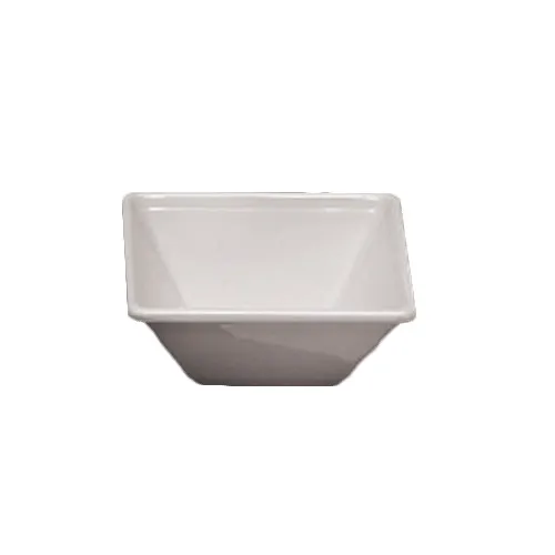 Thunder Group PS5005W Square Bowl, 11 Oz., 4-3/4", Break-Resistant