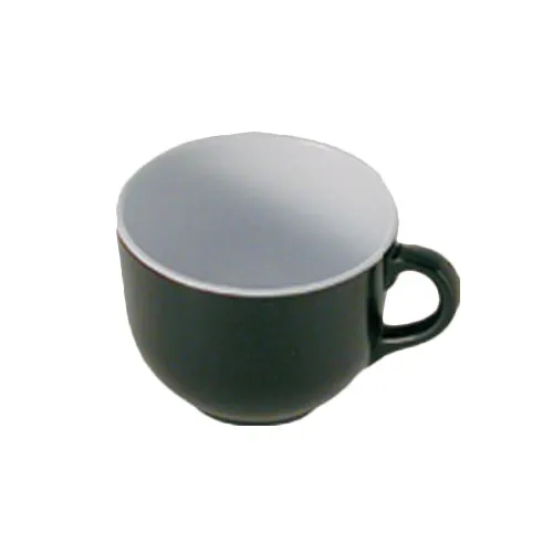 Thunder Group RF9475BW Mug, 23 Oz., 4-3/4" Dia., Break-Resistant, Black Pearl