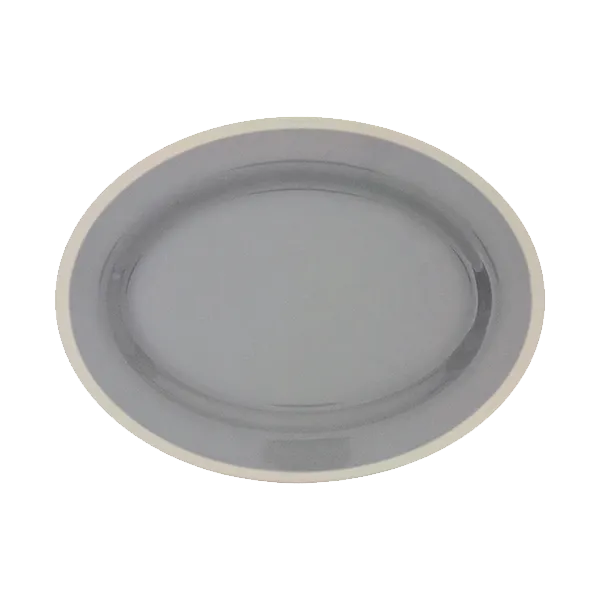 Thunder Group SD2118H Platter, 18" X 13-1/2", Oval, Break-Resistant, Graham