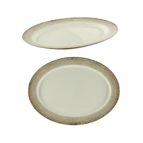 Thunder Group SD2121J Platter, 21" X 15", Oval, Break-Resistant, Jazz
