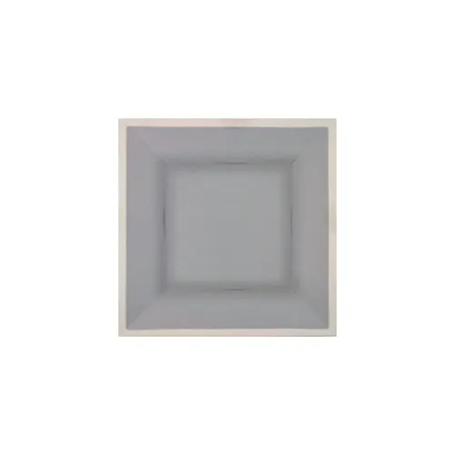 Thunder Group SD3210H Plate, 10" X 10", Square, Break-Resistant, Graham