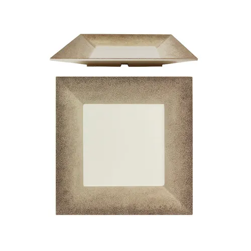 Thunder Group SD3210J Plate, 10" X 10", Square, Break-Resistant, Jazz