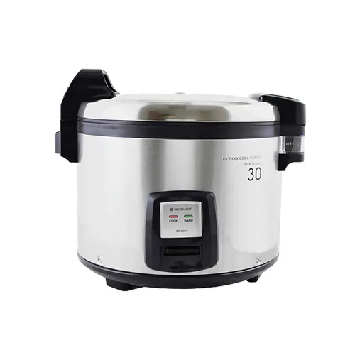 Thunder Group SEJ3201 Commercial Electric Rice Warmer, 30 Cups, Wood Grain Finish, 110/120V