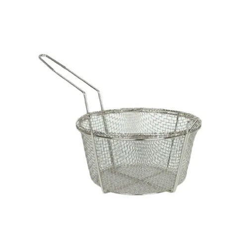 Thunder Group SLFB003 Fry Basket, 8-3/4" Dia. X 4-5/8", Front Hook