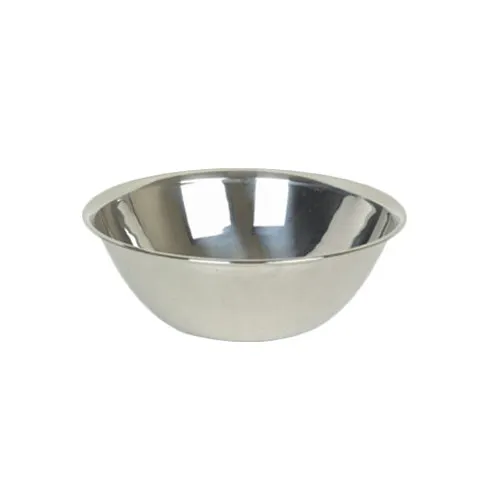 Thunder Group SLMB008 Mixing Bowl, 16 Quart Capacity, Flat Base, Curved Lip