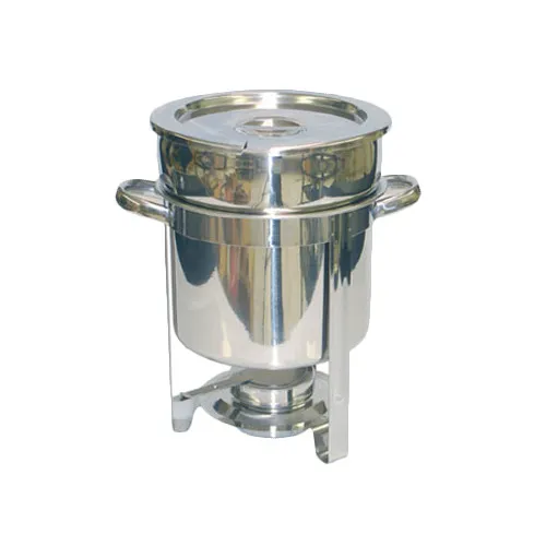 Thunder Group SLRCF8307 Marmite Chafer, 7 Quart, 12-1/2" X 9-1/4" X 13-1/4"H, Round