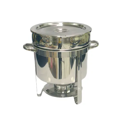 Thunder Group SLRCF8311 Marmite Chafer, 11 Quart, 14-1/2" X 11-1/8" X 13-1/4"H, Round