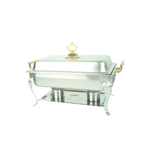 Thunder Group SLRCF8533 Deluxe Chafer, 8 Quart, Full-Size, A Water Pan - Set
