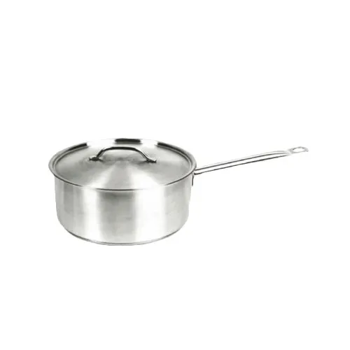 Thunder Group SLSSP100 Sauce Pan, 10 Quart With Lid, Helper Handle