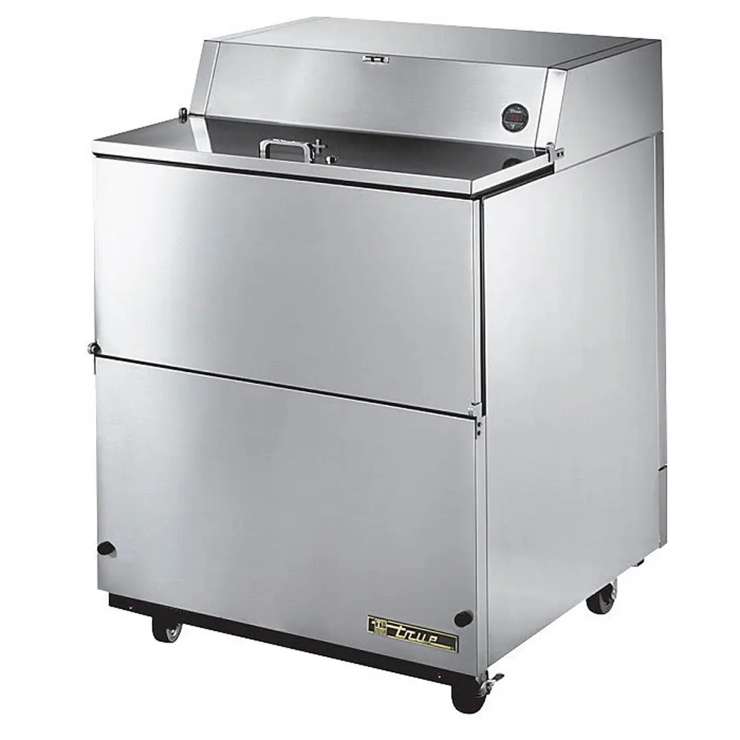 True TMC-34-S-SS-HC 34" Single Sided Milk Cooler, Forced Air, 8 Crates Capacity