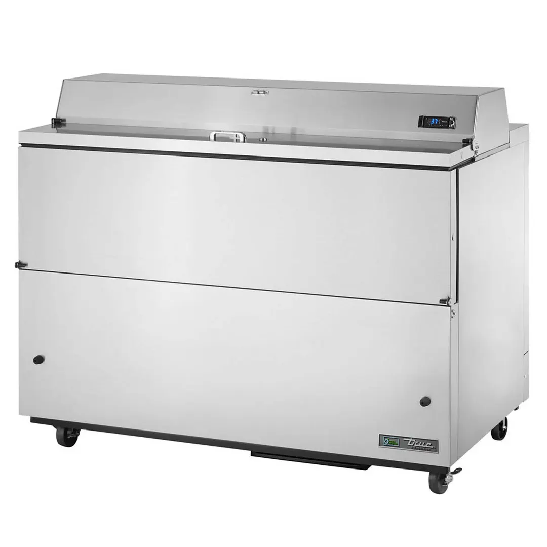 True TMC-58-S-HC 58" Single Sided Milk Cooler, Forced Air, 16 Crates Capacity