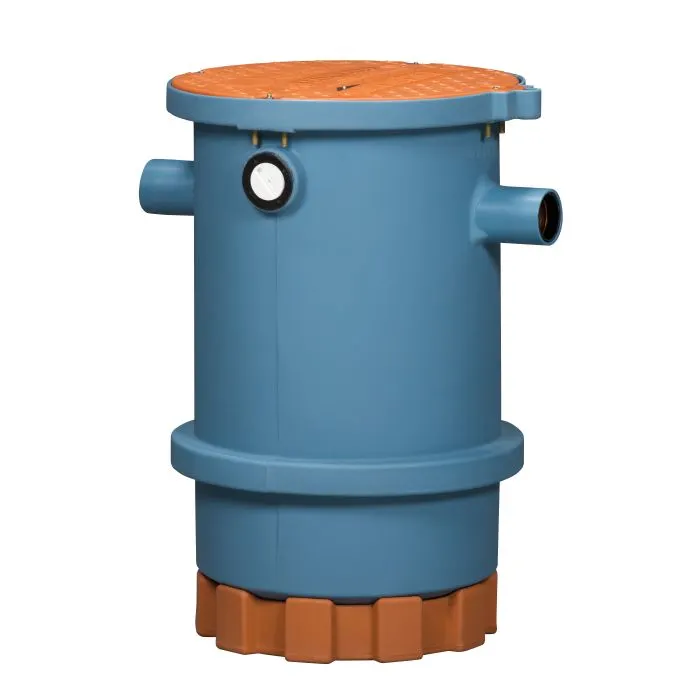 Thermaco TZ-160-SSA Grease Trap Trapzilla Grease Interceptor with Support Stand, 3" Inlet - 35 GPM