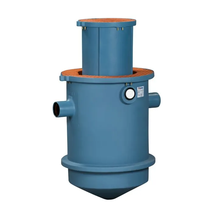 Thermaco TZ-600-ECA-6 Grease Trap Trapzilla Grease Interceptor with 18" Extension Collar - 6" Inlet