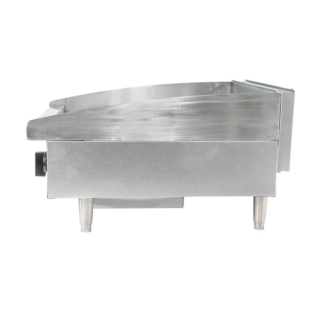 Toastmaster TMGM24 24" Countertop Manual Gas Griddle, 3/4" Steel Plate, 40.000 BTU