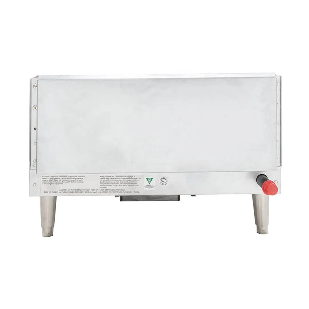 Toastmaster TMGM24 24" Countertop Manual Gas Griddle, 3/4" Steel Plate, 40.000 BTU