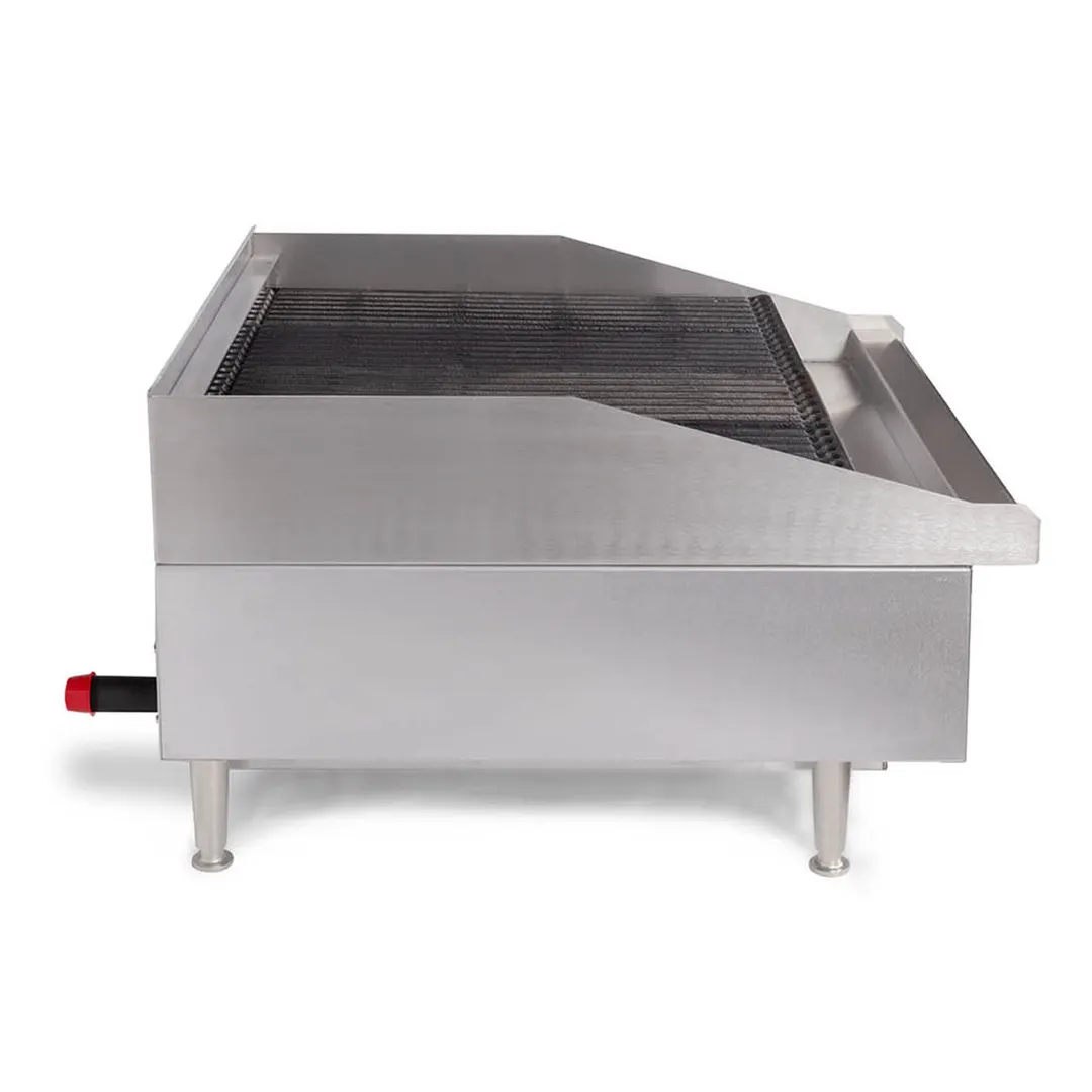 Toastmaster TMRC24 24" Countertop Gas Radiant Charbroiler w/ (2) Burners, 60.000 BTU