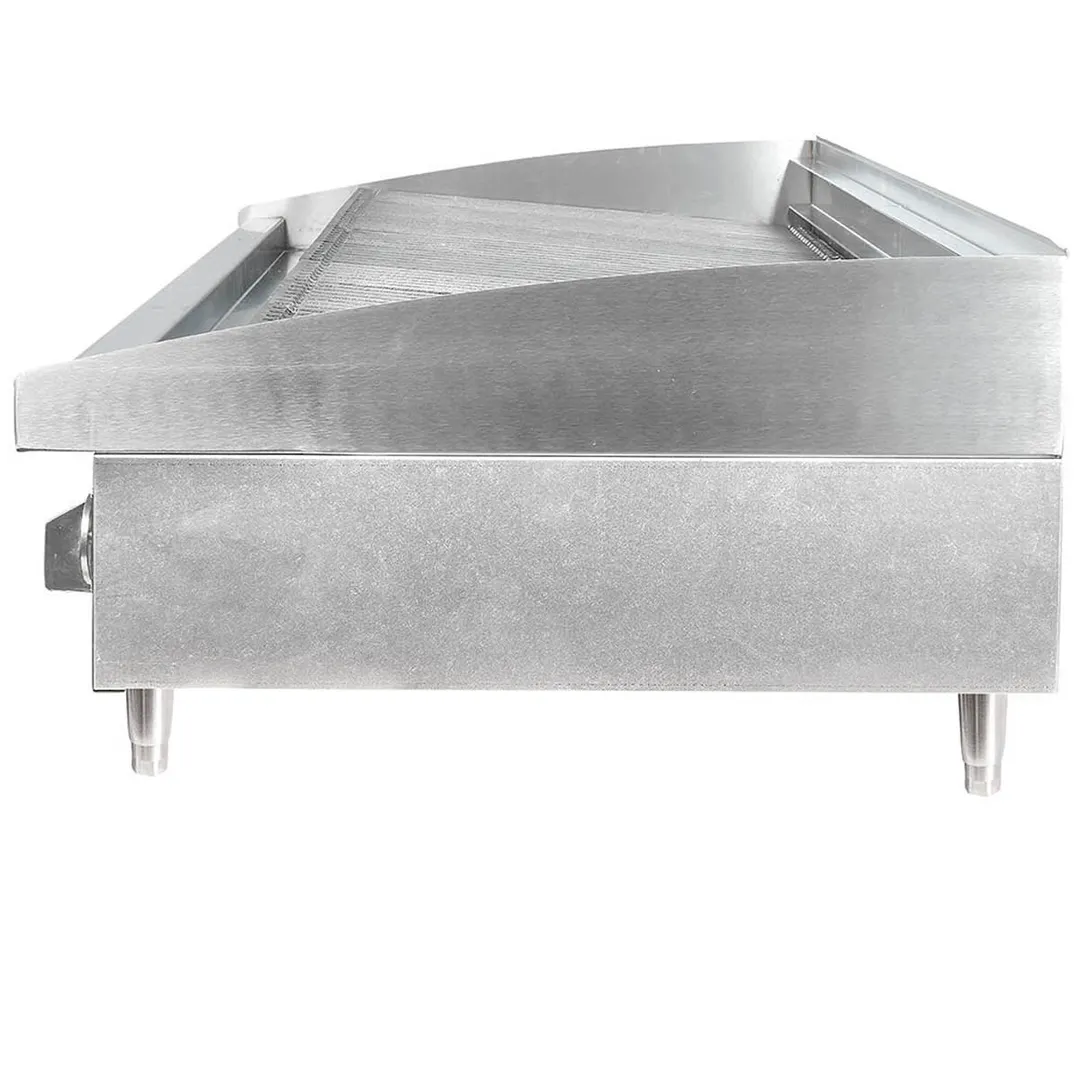 Toastmaster TMRC48 48" Countertop Gas Radiant Charbroiler w/ (4) Burners, 120.000 BTU