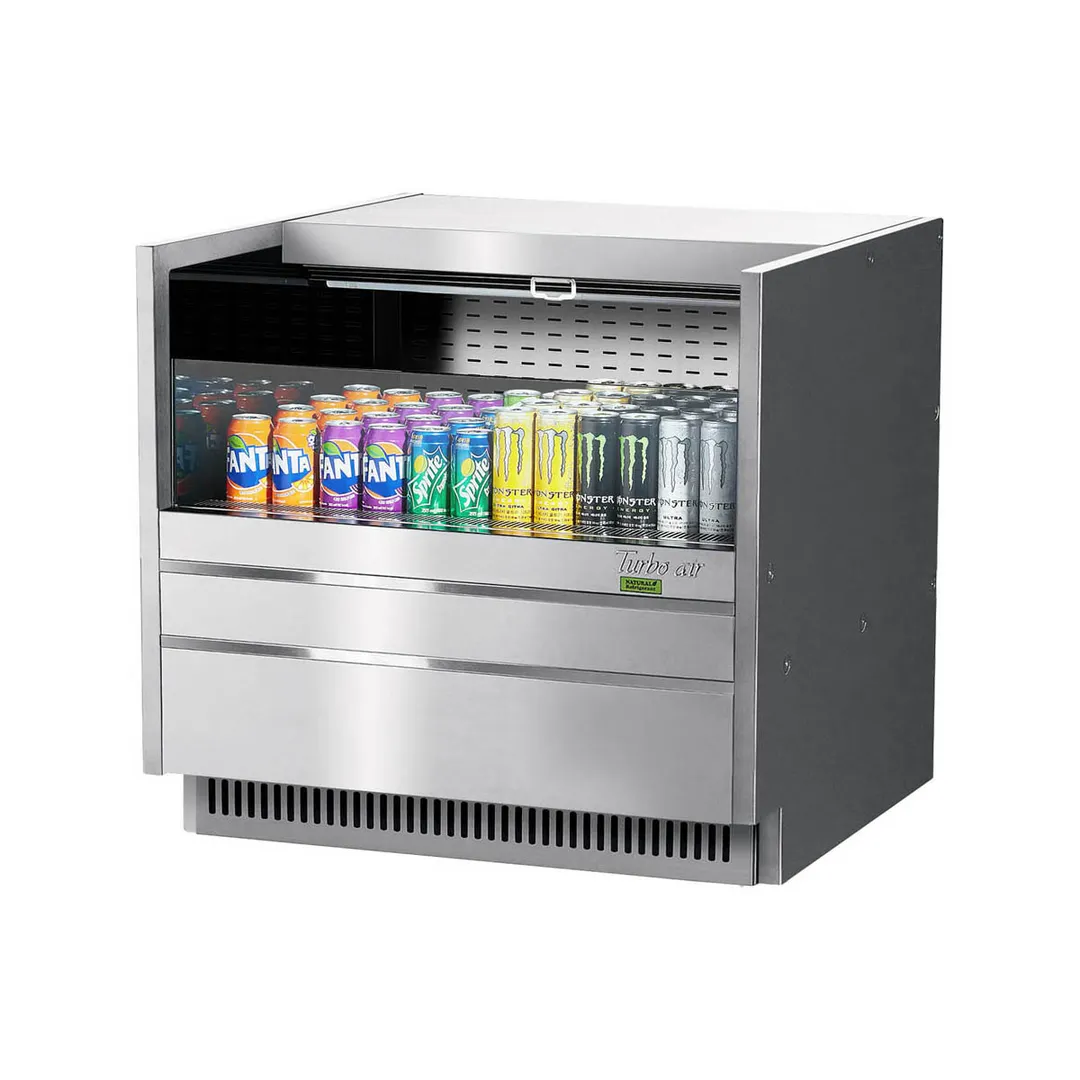 Turbo Air TOM-36UC-S-N 36" Drop In Open Refrigerated Deli Display Case
