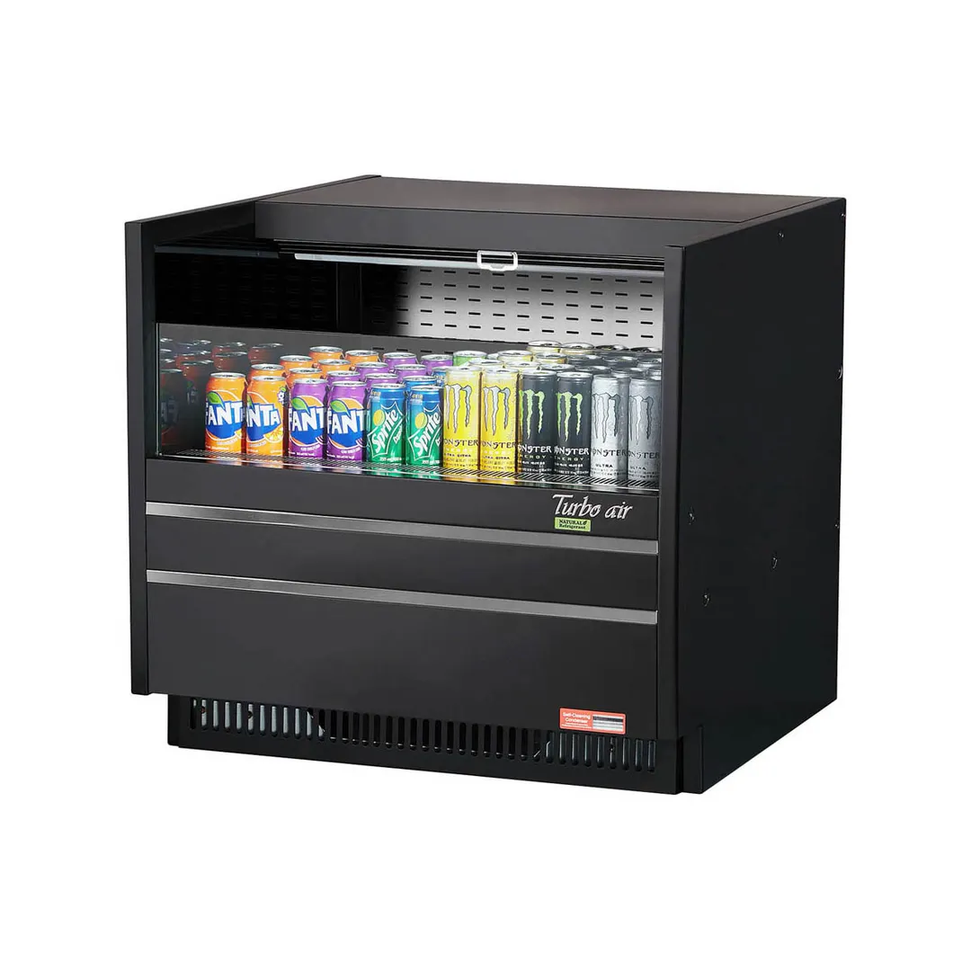 Turbo Air TOM-36UC-W(B)-N 36" Drop In Open Refrigerated Deli Display Case