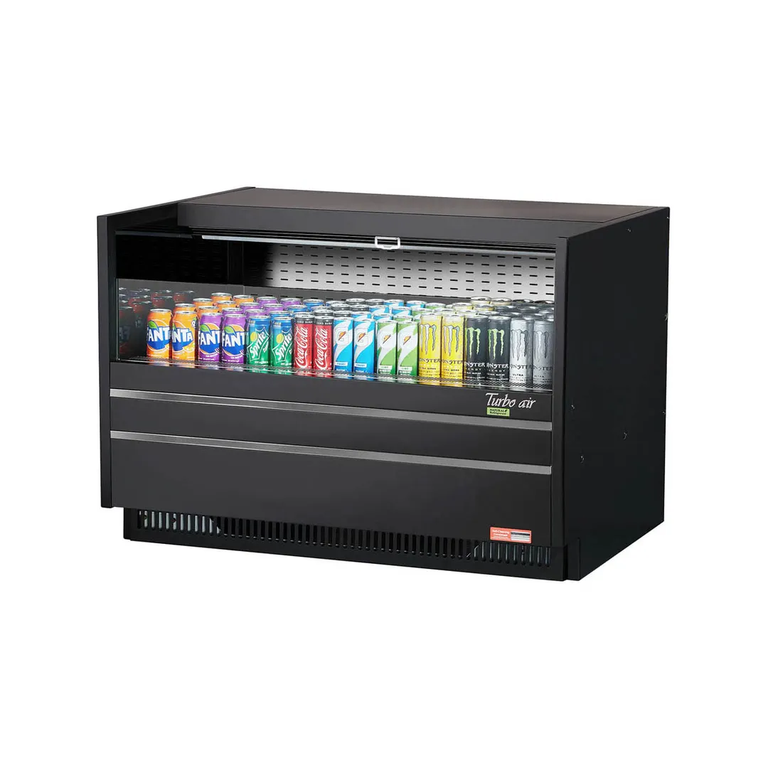 Turbo Air TOM-48UC-W(B)-N 48" Drop In Open Refrigerated Deli Display Case